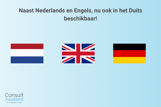 ConsultAssistent meertalig beschikbaar