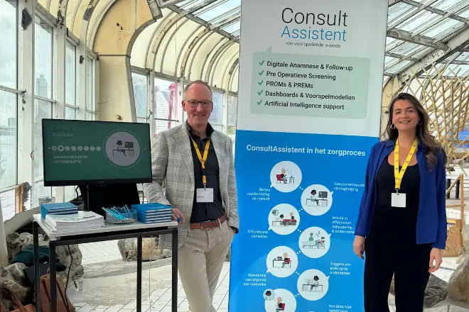 ConsultAssistent sponsor bij het wetenschappelijk CI symposium van Erasmus MC.