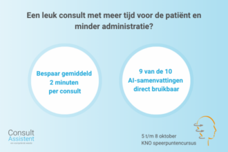 ConsultAssistent is aanwezig op de KNO speerpunten cursus 2026