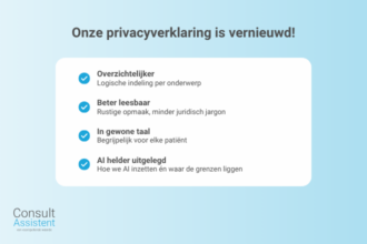 ConsultAssistent heeft een nieuwe privacyverklaring